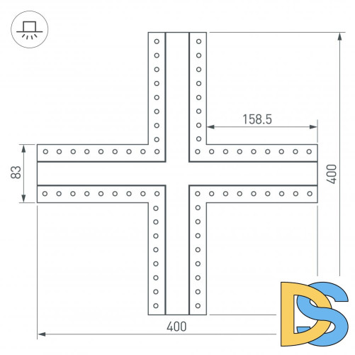 Соединитель профиля Arlight 030099