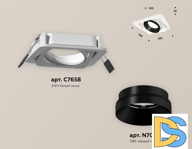 Встраиваемый светильник Ambrella Light Techno Spot XC7658021 (C7658, N7031)