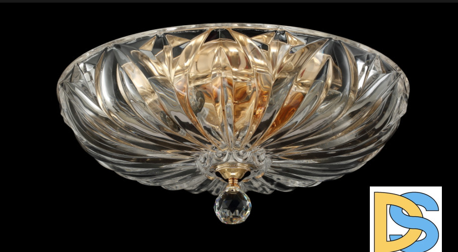 Потолочный светильник Crystal Lux Denis D400 gold