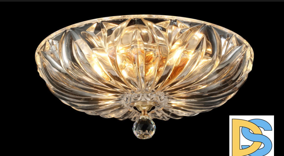 Потолочный светильник Crystal Lux Denis D400 gold