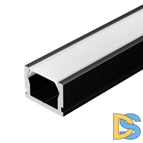 Алюминиевый профиль Arlight PIK-1007-2000 ANOD BLACK 045492