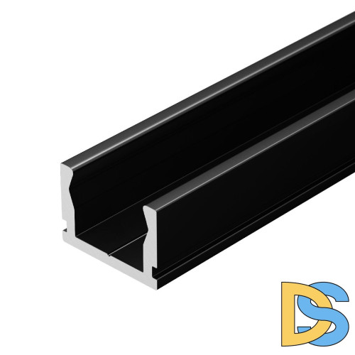 Алюминиевый профиль Arlight PIK-1007-2000 ANOD BLACK 045492