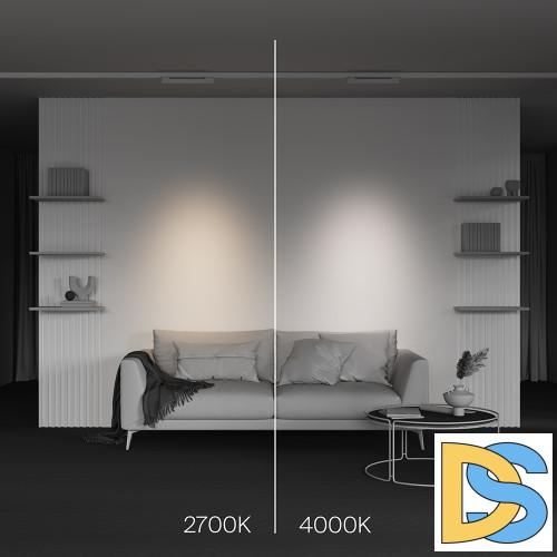 Трековый трехфазный светильник Maytoni Points TR195-3-10W4K-M-W