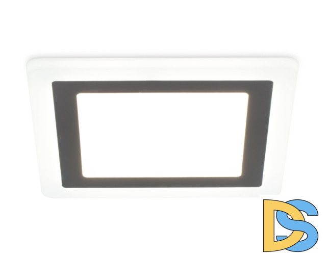 Встраиваемый светильник с подсветкой Ambrella Light Downlight DCR390