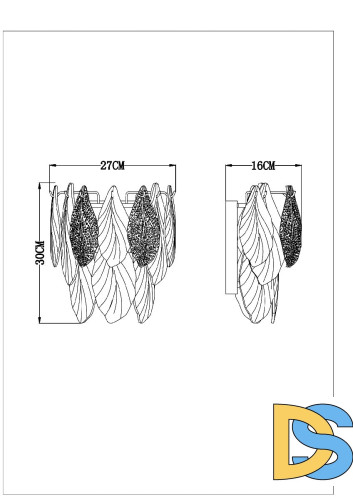 Настенный светильник Arte Lamp Felicita A4080AP-2GO