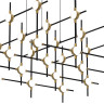 Подвесная люстра DeLight Collection Molecular MD18001067-30A black/gold