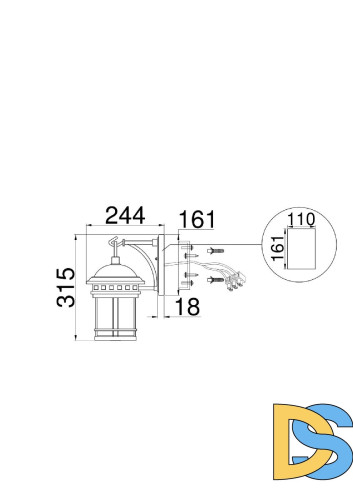 Бра Maytoni Salamanca O031WL-01BR