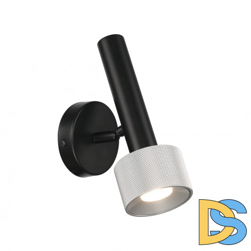 Спот iLedex Delta 2360-1 BK+SL