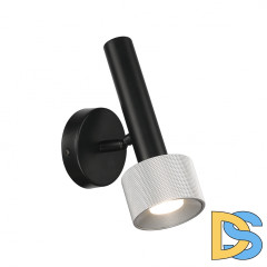 Спот iLedex Delta 2360-1 BK+SL