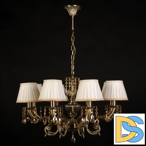 Подвесная люстра Abrasax Sylvia L.8110-8BR CRISTAL-SHADE
