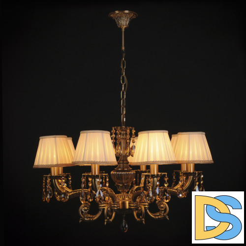 Подвесная люстра Abrasax Sylvia L.8110-8BR CRISTAL-SHADE