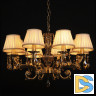 Подвесная люстра Abrasax Sylvia L.8110-8BR CRISTAL-SHADE