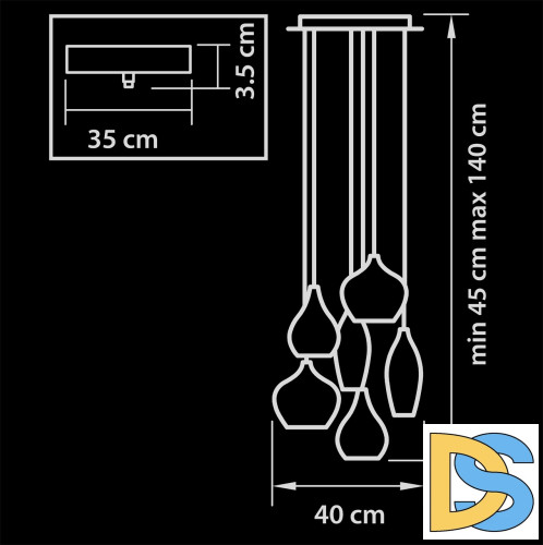 Подвесная люстра Lightstar Pentola 803060