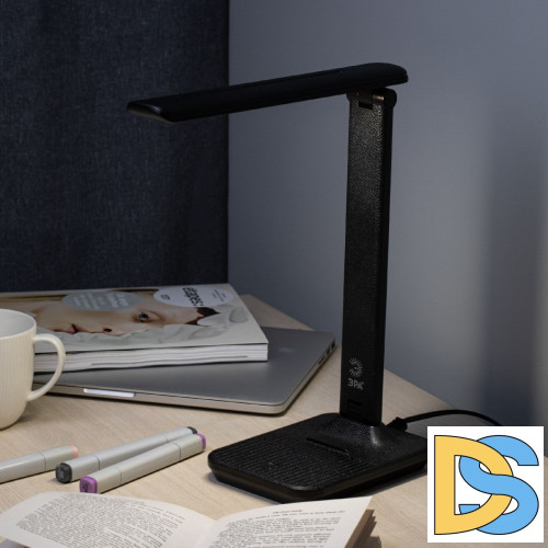 Настольная лампа Эра NLED-500-10W-BK Б0057193