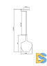 Подвесной светильник Maytoni Duality MOD271PL-01B6