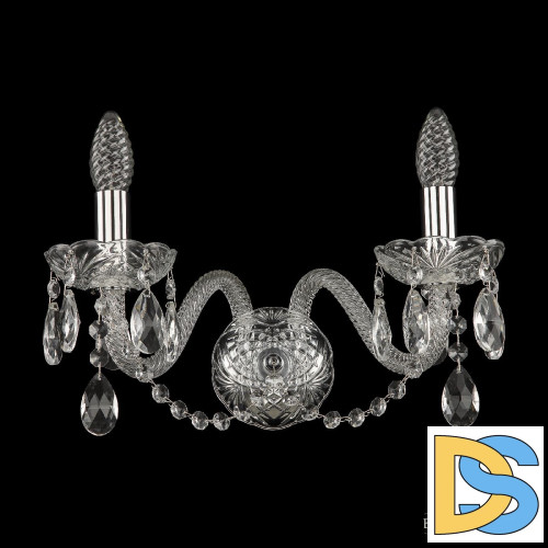 Бра Bohemia Ivele Crystal 101B/2/165 Ni
