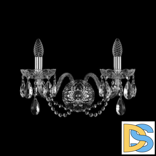 Бра Bohemia Ivele Crystal 1402B/2/195/XL Ni