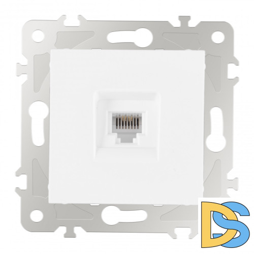 Розетка телефонная RJ11 Arte Milano 203.51-1.white
