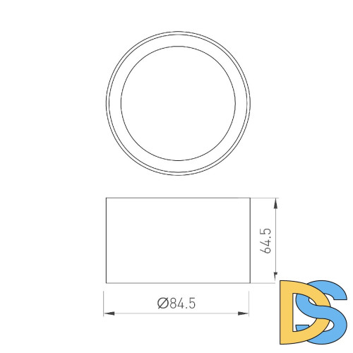 Кольцо антибликовое Arlight LGD-ANTIGLARE-RING-R85 (WH) 046758