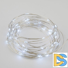 Светодиодная гирлянда Uniel Роса (UL-00007184) белый ULD-S0500-050/SCB/2AA White IP20 Dew