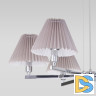 Подвесная люстра Eurosvet Peony 60136/6 хром/серый