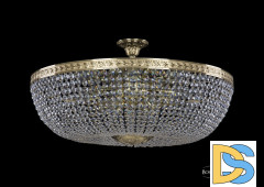 Люстра на штанге Bohemia Ivele Crystal 19111/90IV G