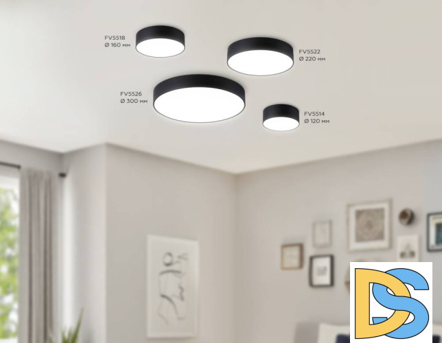 Потолочный светильник Ambrella Light Orbital Air Alum FV5514