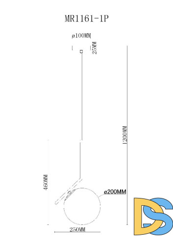 Подвесной светильник MyFar Pierre MR1161-1P