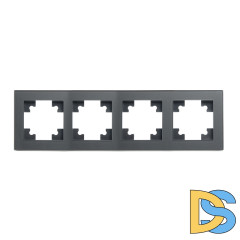 Рамка горизонтальная 4-местная Stekker Катрин 39542