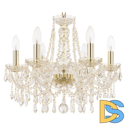 Подвесная люстра Bohemia Ivele Crystal 1403/6/160 G