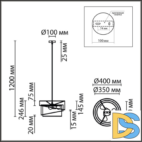 Подвесной светильник Lumion Indira 8041/3