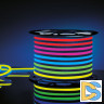 Светодиодный гибкий неон Elektrostandard 220V 12W 80Led 5050 IP67 односторонний RGB, 50 м 4690389145476