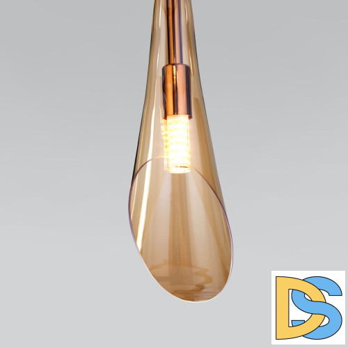 Подвесной светильник Eurosvet Folio 50224/1 янтарный a058963