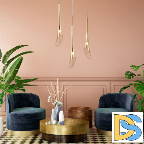 Подвесной светильник Eurosvet Folio 50224/1 янтарный a058963