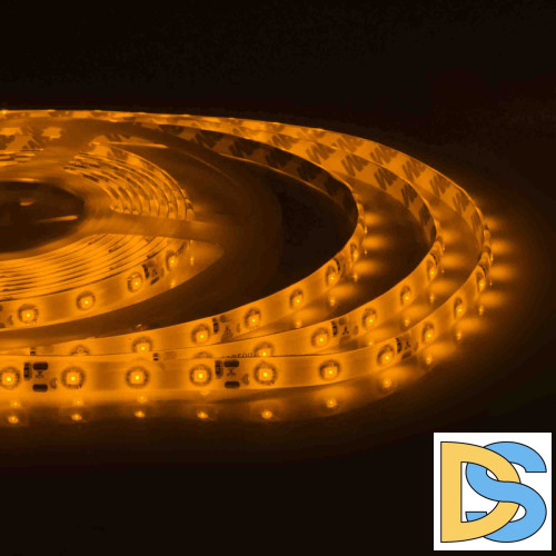 Светодиодная лента Apeyron 12В СТ 4,8Вт/м smd3528, 60д/м IP65 5м желтая 05BL