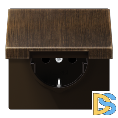 Розетка штепсельная Schuko Jung ME1520KIKLAT