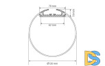 Профиль Arlight SL-ROUND-D120-2000 ANOD 019267