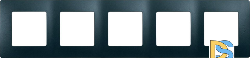 Рамка 5-постовая Legrand Etika антрацит 672585
