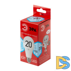 Лампа светодиодная Эра E27 20W 4000K LED A65-20W-840-E27 R Б0049637