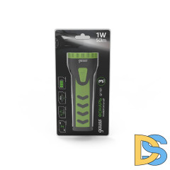 Ручной светодиодный фонарь Gauss аккумуляторный 128х48 50 лм GF101