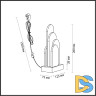 Настольная лампа Odeon Light Foros Hightech 5438/12TL