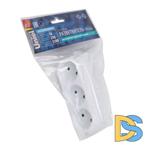 Сетевой разветвитель Uniel S-ES3-16O WHITE UL-00011231