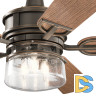 Люстра-вентилятор Kichler Lyndon patio KLF-LYNDON-52-OZ