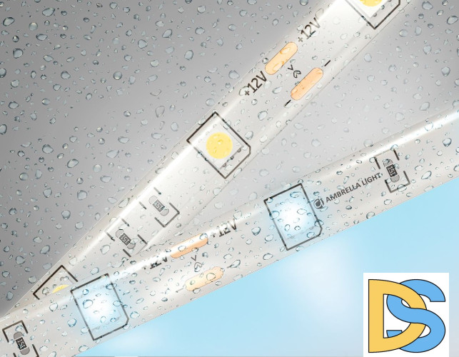 Светодиодная лента Ambrella Light LED Strip 12В 5050 7,2Вт/м 6500K 5м IP65 GS1903