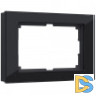 Рамка для двойной розетки (черный) W0081108