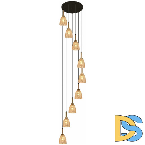 Каскадная люстра Reluce 09011-0.9-09 AMBER