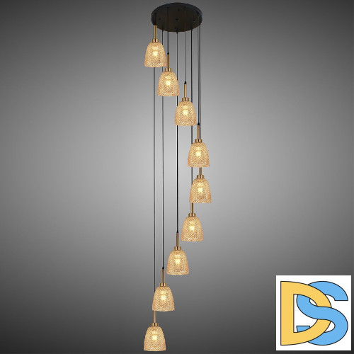 Каскадная люстра Reluce 09011-0.9-09 AMBER