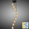 Каскадная люстра Reluce 09011-0.9-09 AMBER