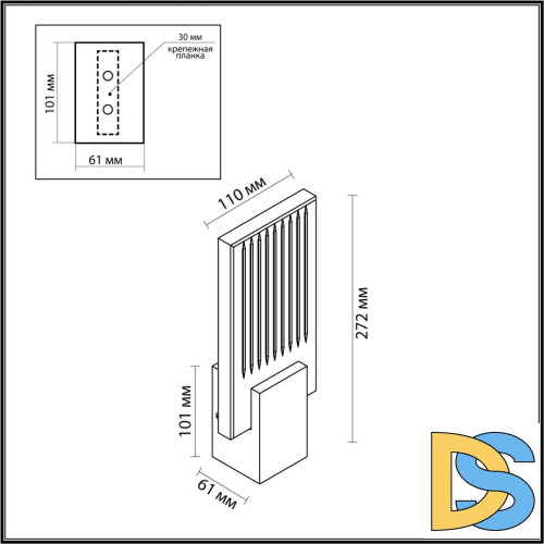 Настенный светильник Odeon Light Ricci 4363/5WL