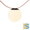 Трековый однофазный светильник Denkirs Belty orb DK5550-BK